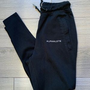 Alphalete black joggers